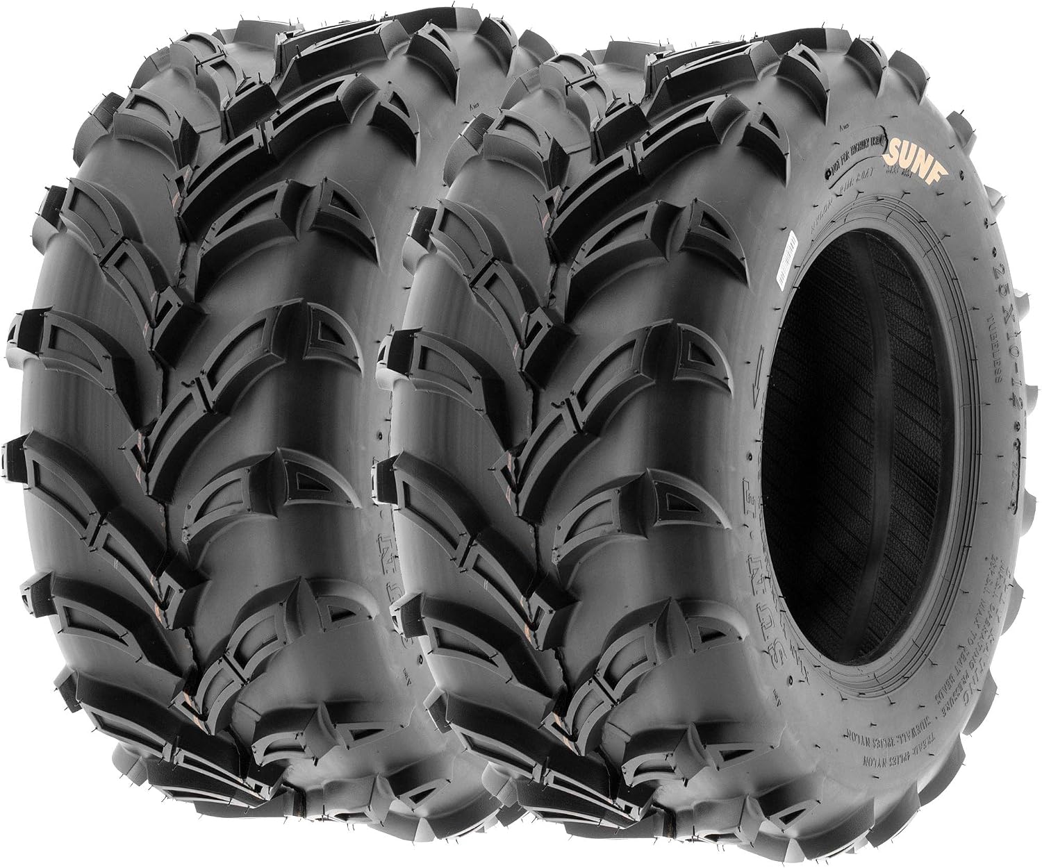 Set of 4 SunF A024 AT-Mud-Trail ATV UTV 23x8-11 Front & 22x11-9 Rear off-road Tires, 6 PR, Tubeless
