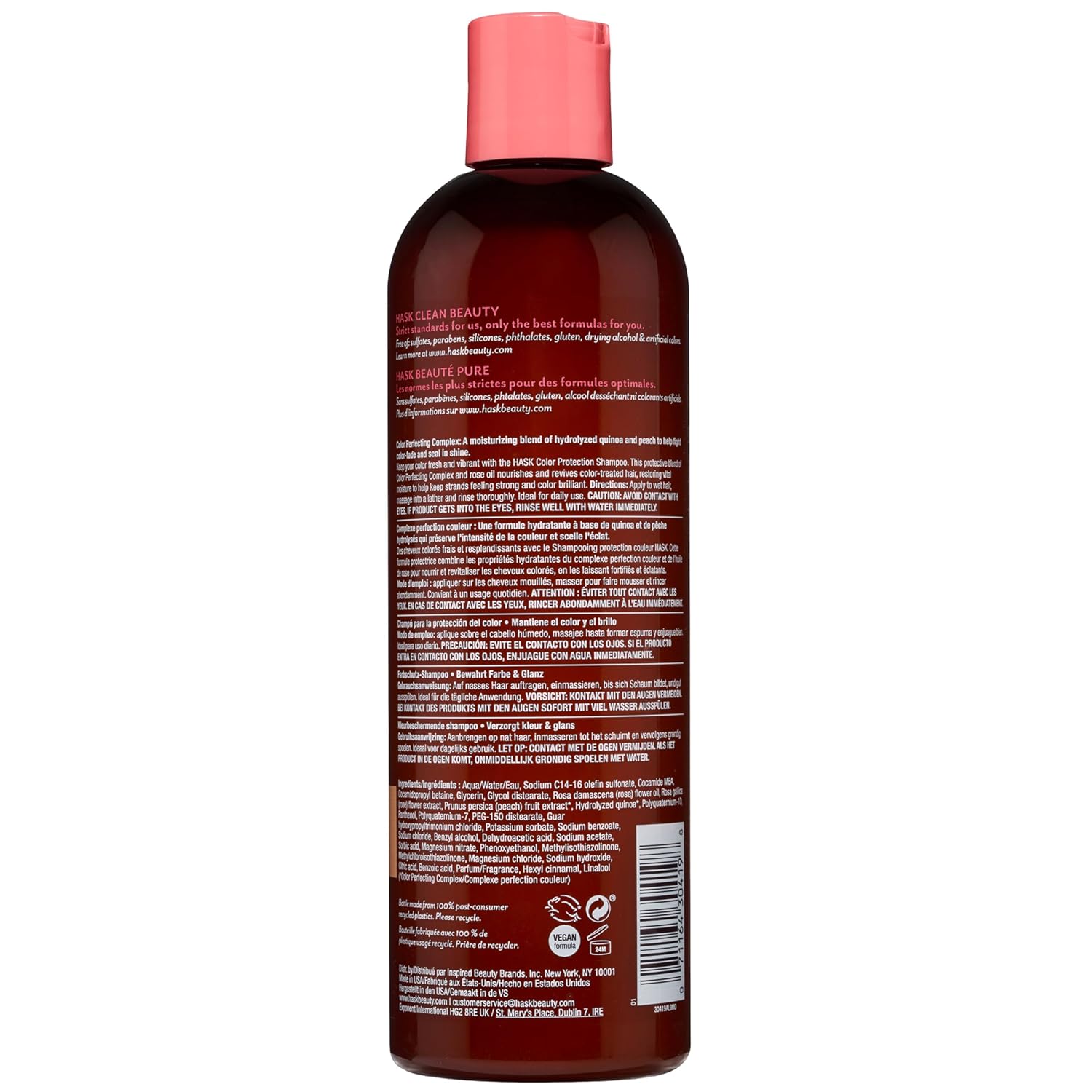 HASK Biotin Boost Thickening Shampoo + Conditioner Set | Adds Fullness, Strengthens, Volumizes, Sulfate-Free, Paraben-Free, Gluten-Free, Color Safe | 12oz each