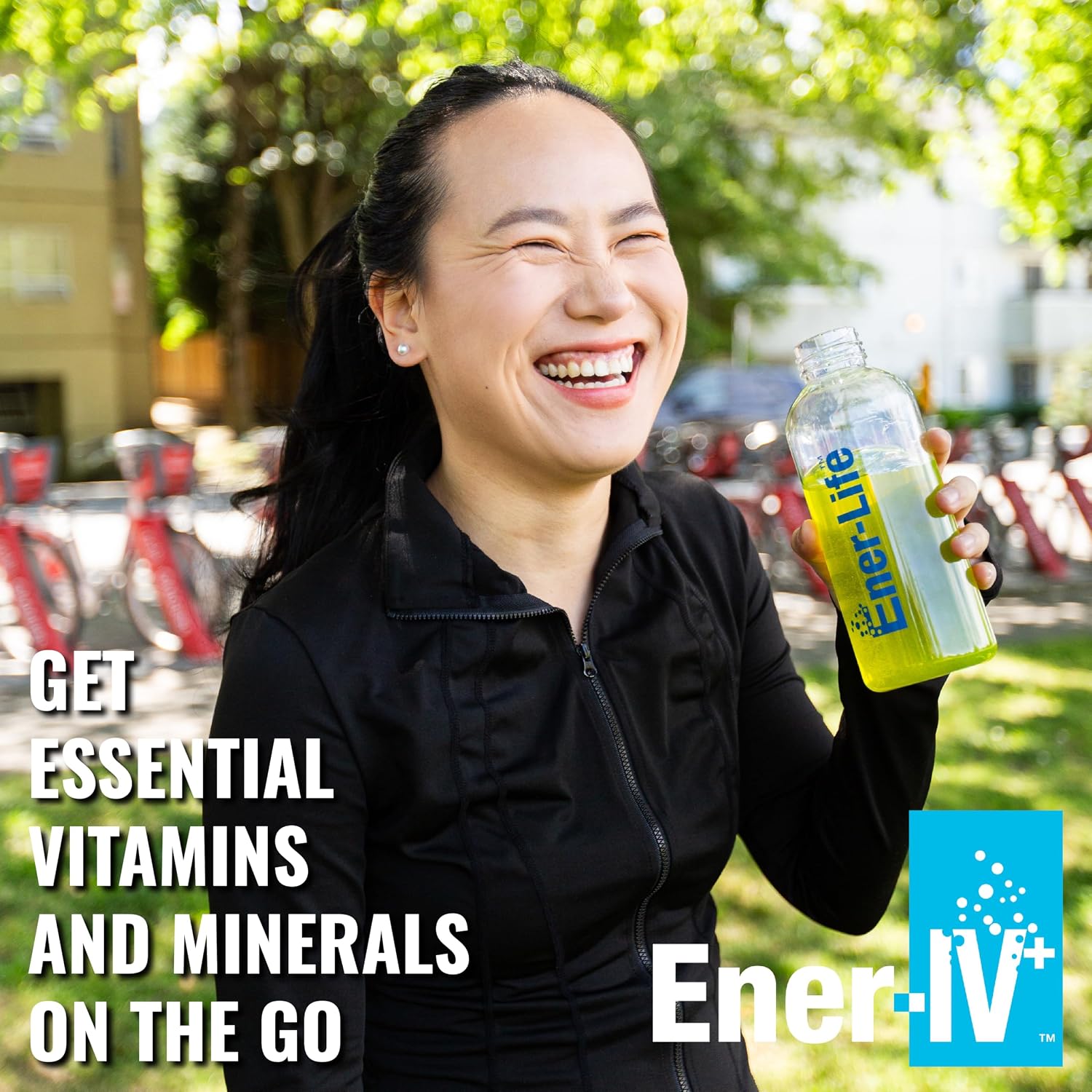 Ener-IV Electrolyte Drink Mix, Natural Flavors - Mixed Berry, 45 Servings