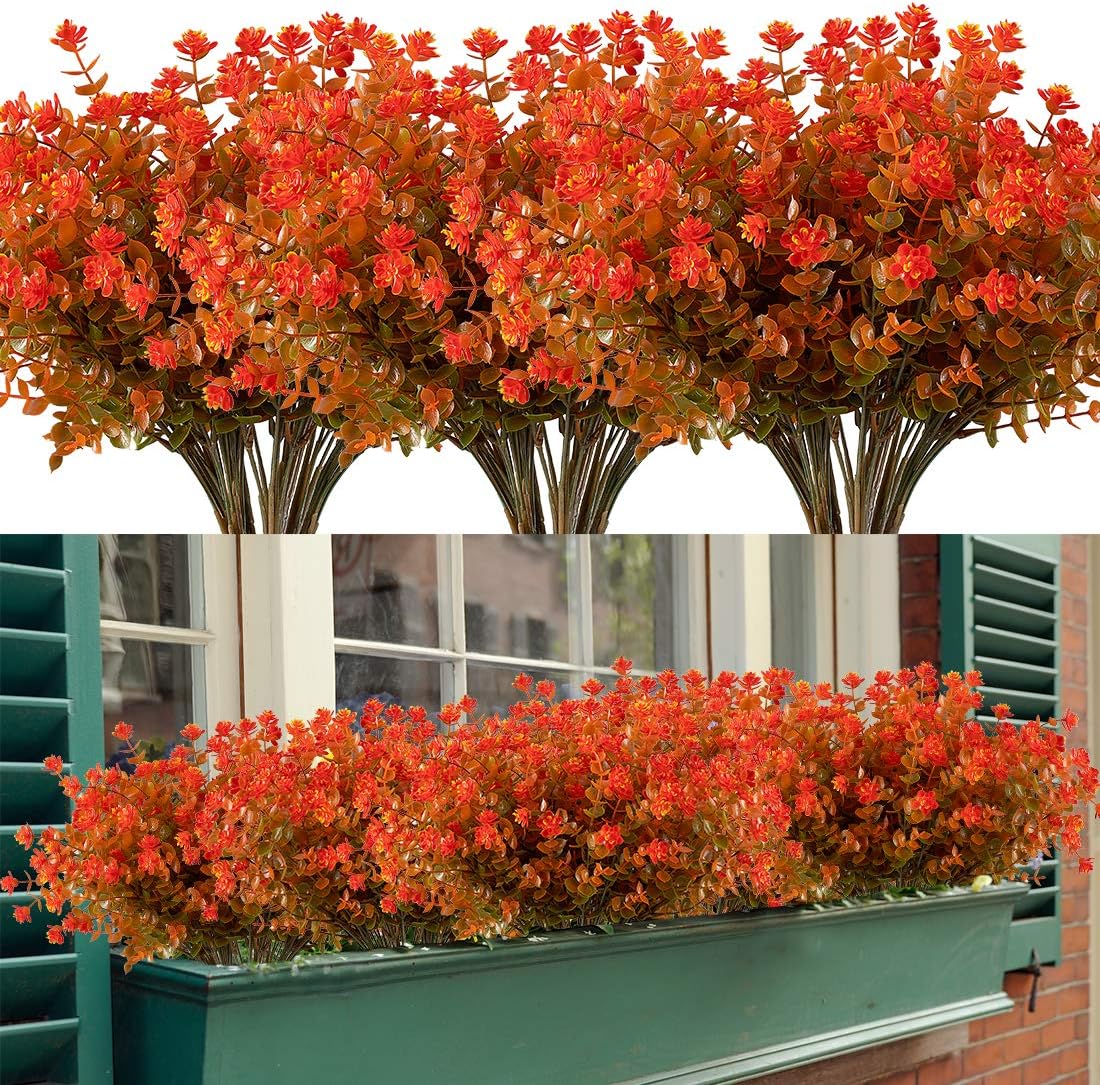 6 Bundles Artificial Flowers