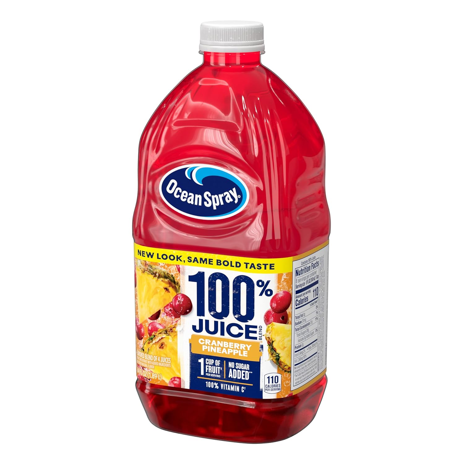 Ocean Spray 100% Apple Juice, 60 Fl Oz (Pack of 8)