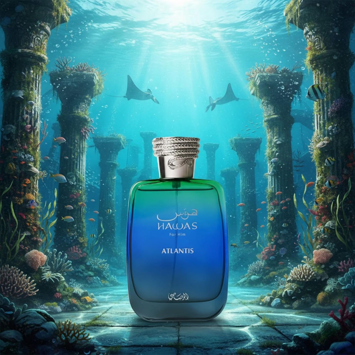 Rasasi Hawas For Men Eau De Parfum Spray 100ML (3.4 Oz) - Long Lasting Arabian Perfume, Premium Perfume Men, Ideal for Special Occasions & Daily Elegance, A Bold and Captivating Fragrance
