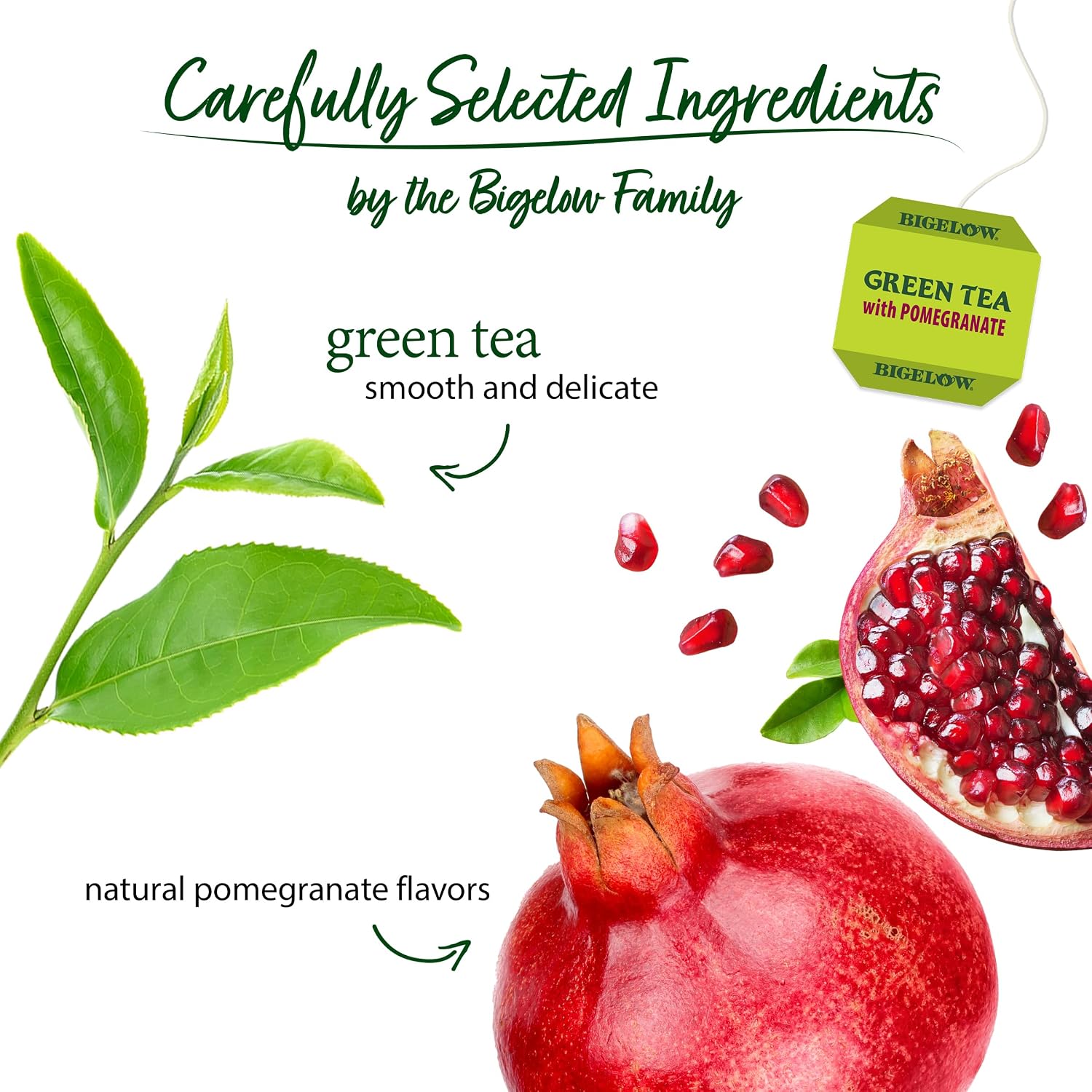 Bigelow Tea Classic Green Tea Bags, 40 Count (Pack of 6)