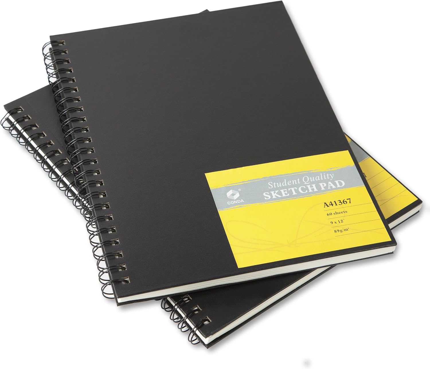 conda 8.5"x11" Sketch Book, 80 Sheets (68 lb/100gsm), Spiral Bound Artist Sketch Pad, Durable Acid Free Drawing Paper for Drawing Painting