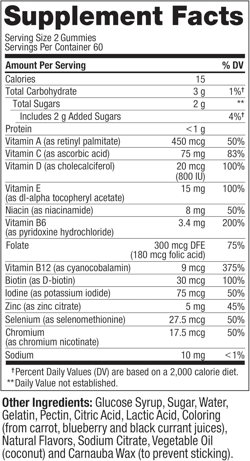 OLLY Men's Multivitamin Gummy, Supports Overall Wellness,* - 90 Count