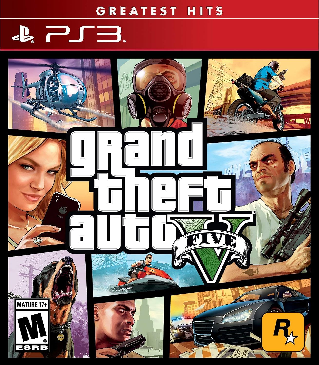Grand Theft Auto V - PlayStation 3 (Renewed)