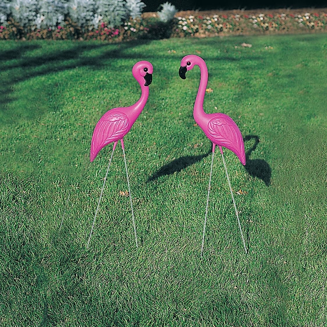 Fun Express Pink Flamingo Yard Ornaments, 34 Inches | 1-Pack of 2