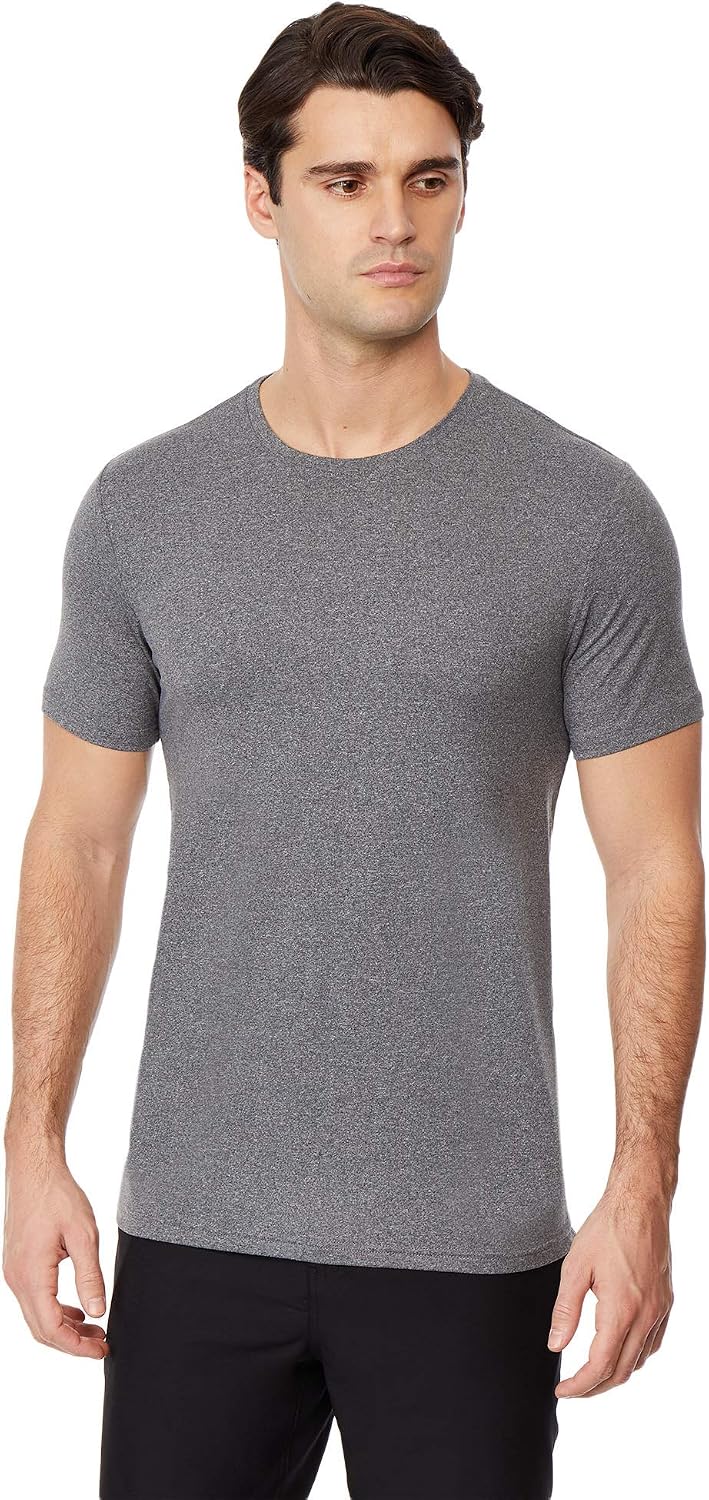 32 Degrees Men's Cool Classic Crewneck T-Shirt, Anti-Odor, Quick Drying, 4-Way Stretch