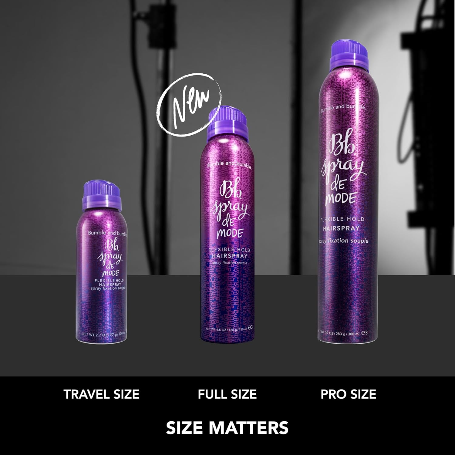 Bumble and bumble. Spray de Mode Flexible Hold Hair Spray | Flexible, Brushable Hold + Workability | Curly, Wavy, Straight
