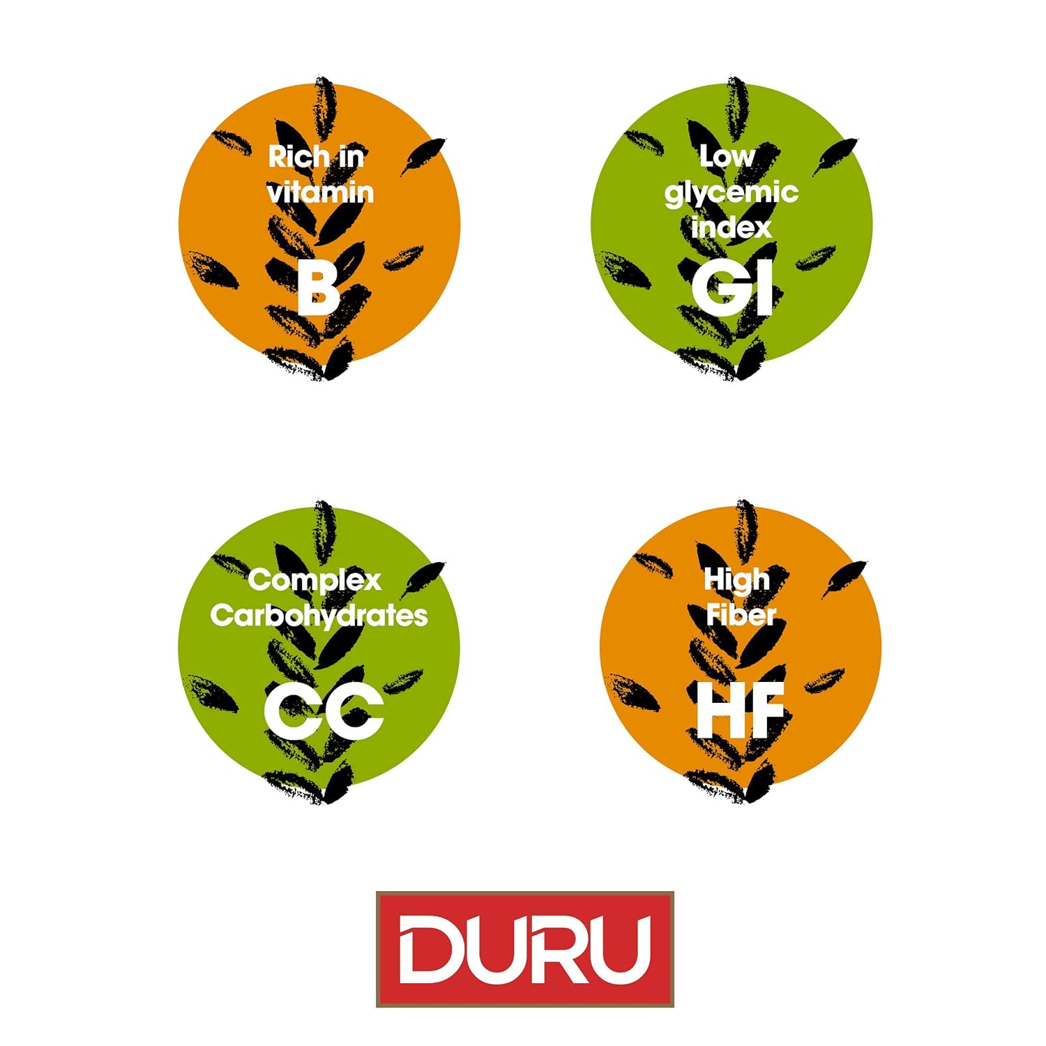 Duru Brown Coarse Bulgur, 35.2oz (1000 g), Wheat Berries, 100% Natural and Certificated, High Fiber and Protein, Non-GMO, Great for Vegan Recipes, Better than Rice