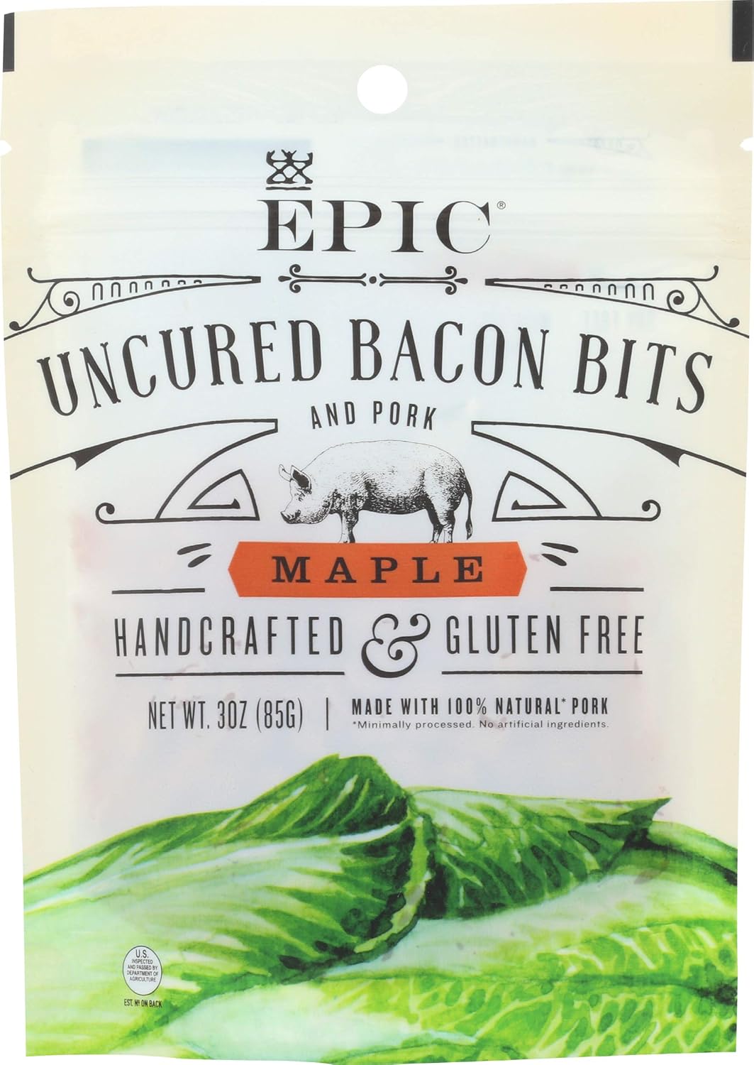 EPIC Provisions Hickory Smoked Bacon Bits, Gluten-Free, 3 oz