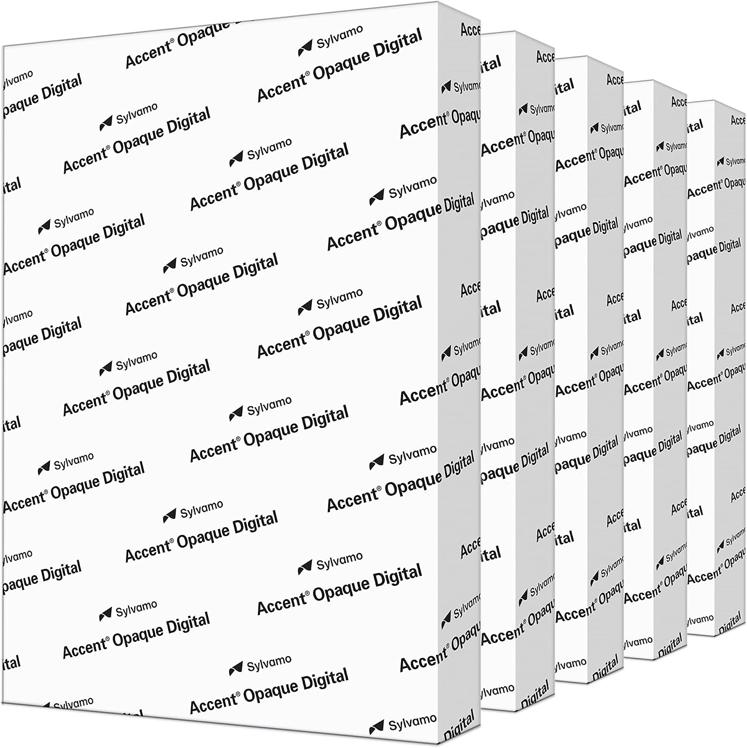 Accent Opaque White Printer Paper, 8.5” x 11” 40lb Bond/100lb Text Copy Paper, 250 Sheets (1 Ream) – Premium Smooth Finish Computer Paper, 97 Bright, 148gsm, Multipurpose White Copy Paper – 188101R