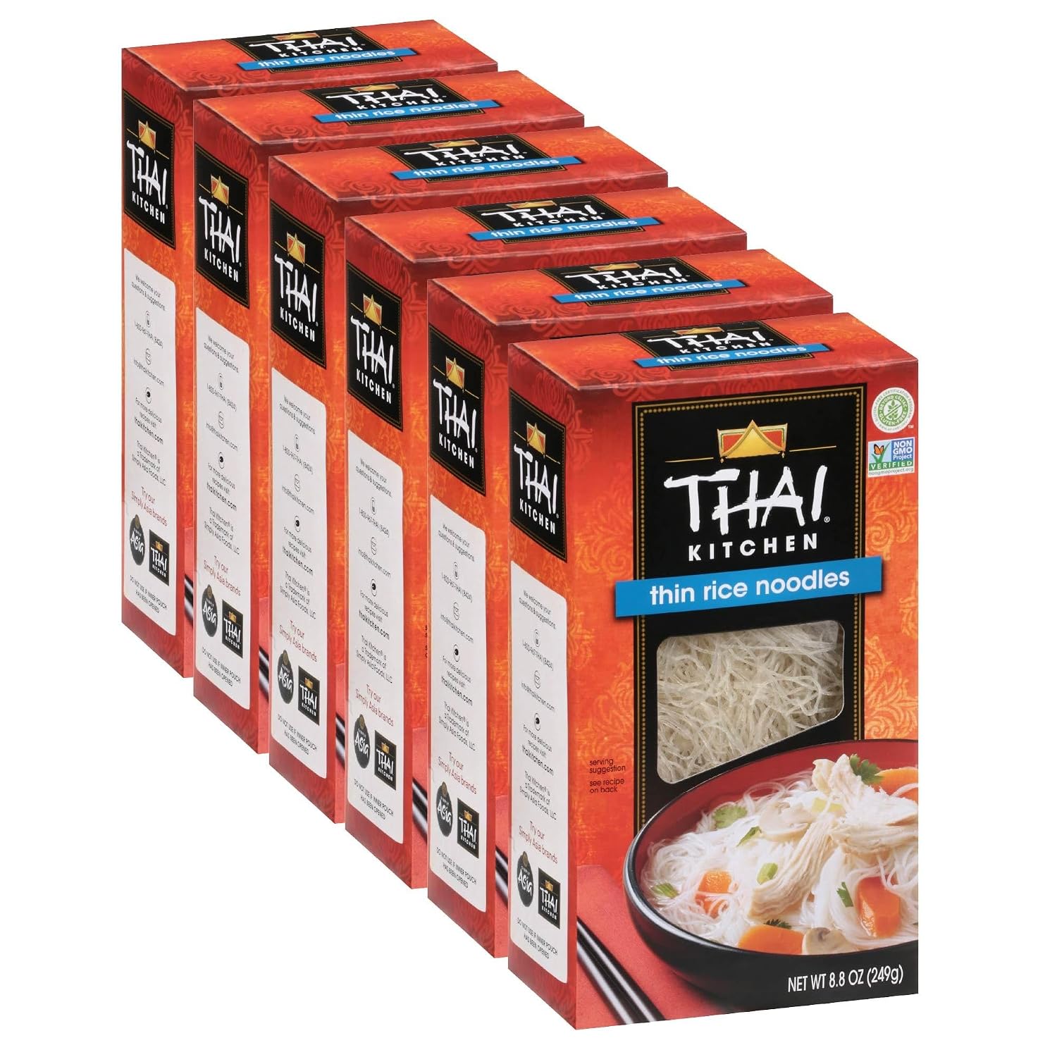 Thai Kitchen Gluten Free Thin Rice Noodles, 8.8 oz
