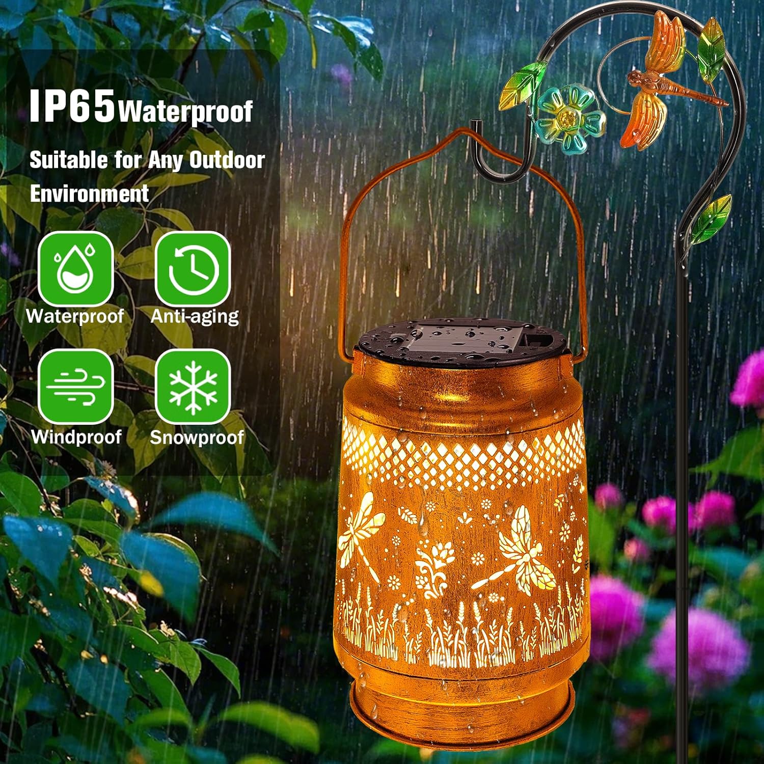 Solar Light Replacement Top Parts 4 Pack(Top Size 3.31 inch
