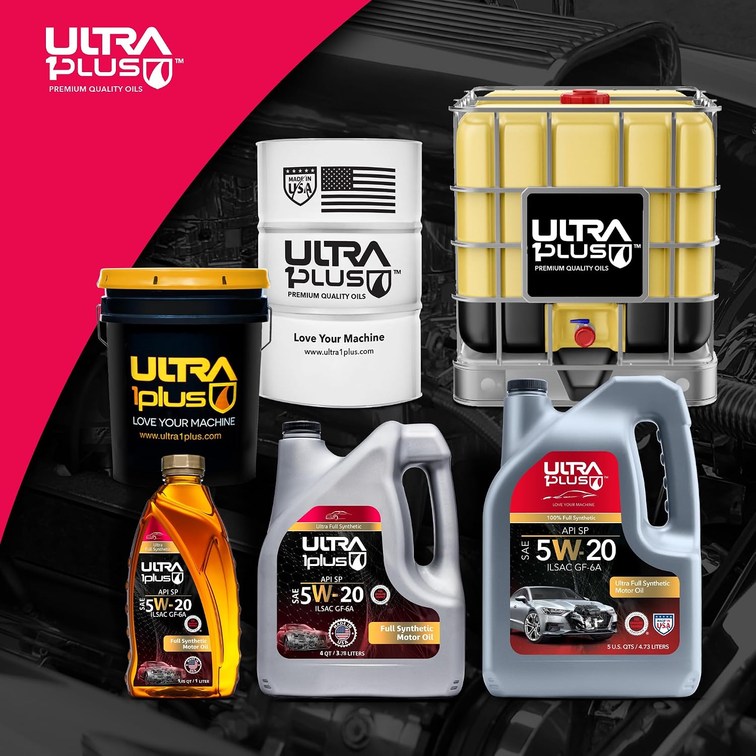 SAE 5W-30 Full Synthetic Motor Oil API SP ILSAC GF-6A 1 Gallon