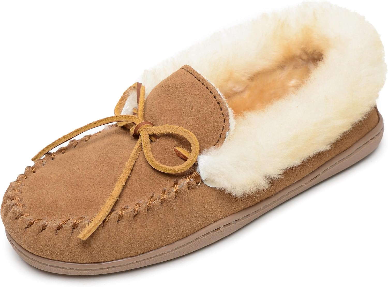 Minnetonka Women's Alpine Sheepskin Moccasin Slippers