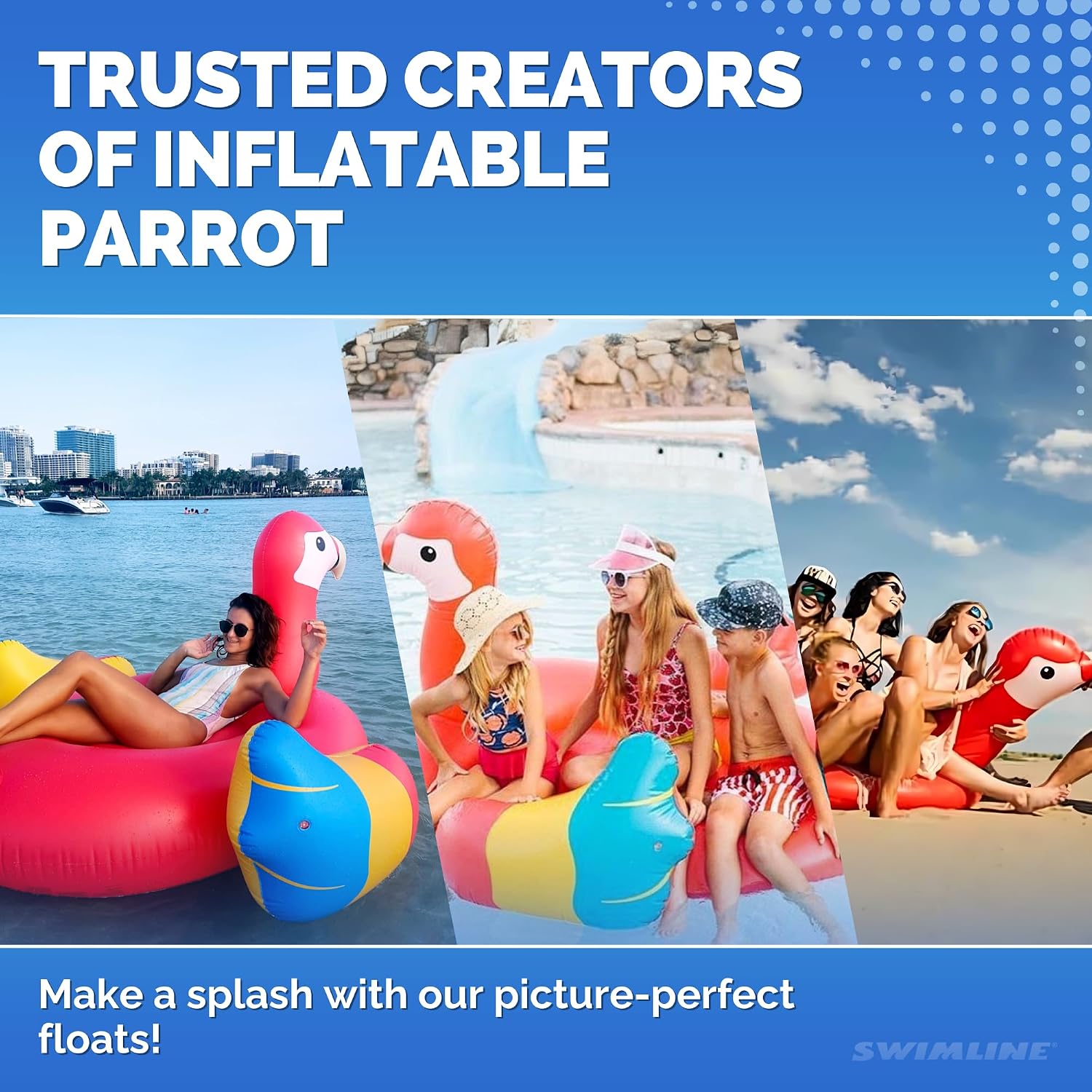SWIMLINE Original Giant Inflatable Pool Float Floatie Ride-On
