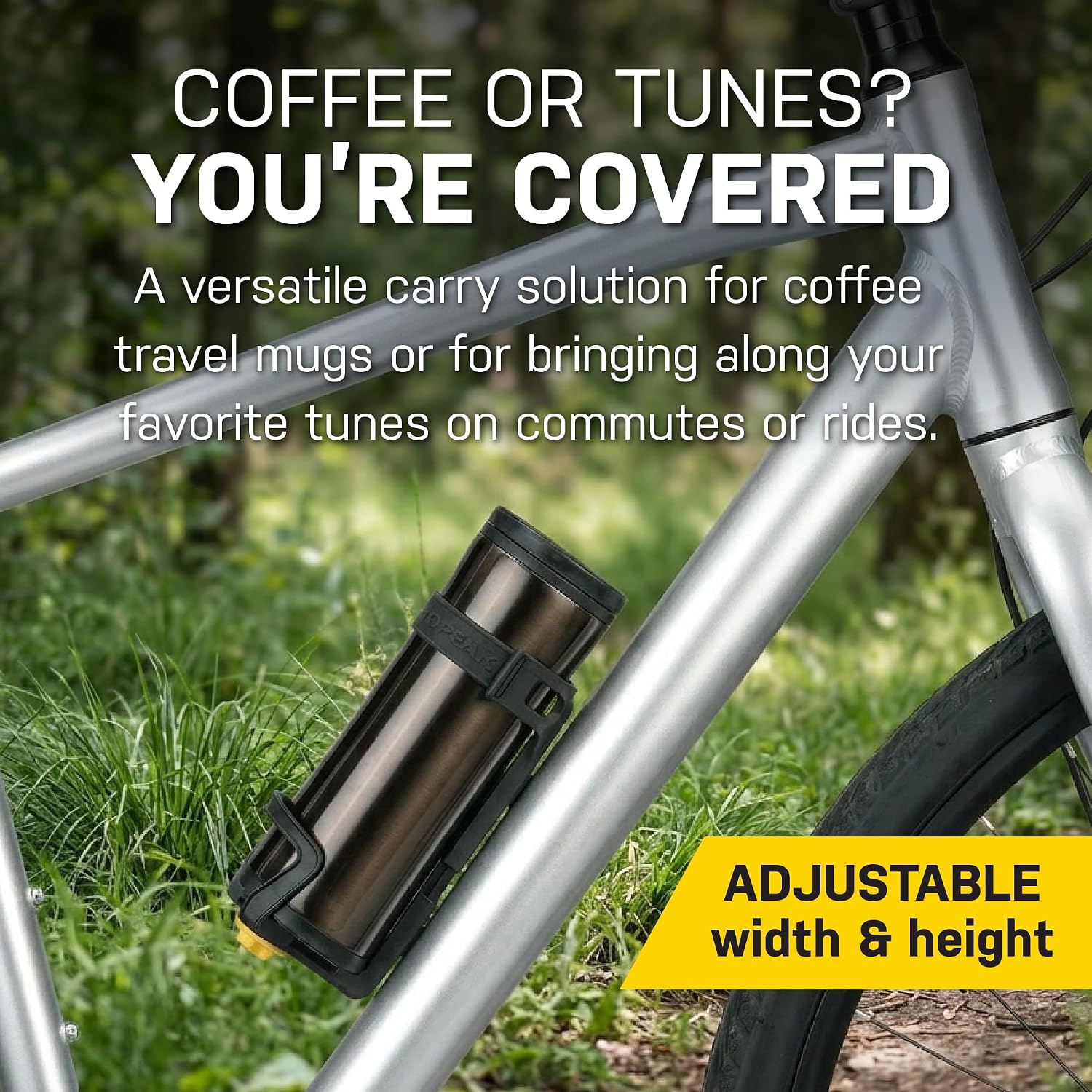 Topeak Modula Java Bottle Cage, Black, 9.4 x 9 x 19.4-21 cm | bike-water-bottle-cages