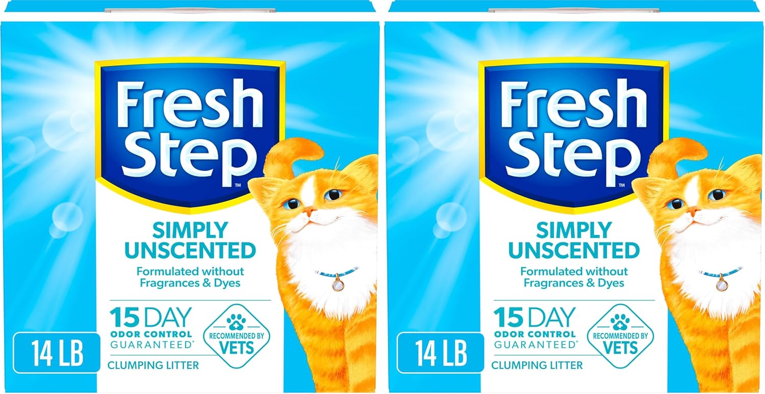 Fresh Step Extreme Clump Multi Cat Clumping Cat Litter, 14 lb. | Forms Tight Clumps, Easy To Scoop, Scented, Ammonia Block Technology, Low Dust, Compatible with Most Auto Litter Boxes