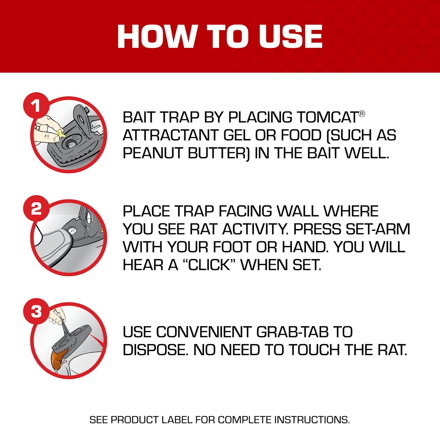 Tomcat Tunnel Trapping System | Rat & Mice Traps - 1 Tunnel Station and 2 Reusable Snap Traps