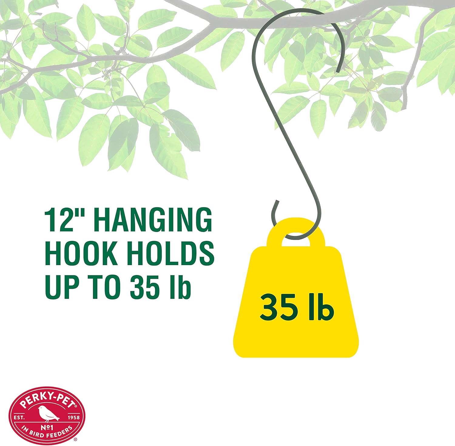 Perky-Pet Large 2-Tier Panorama Wild Bird Outdoor Feeder with Hanging Hook - 325SCOMBO-1SR - 4.5 lb Seed Capacity - Durable Construction - Versatile