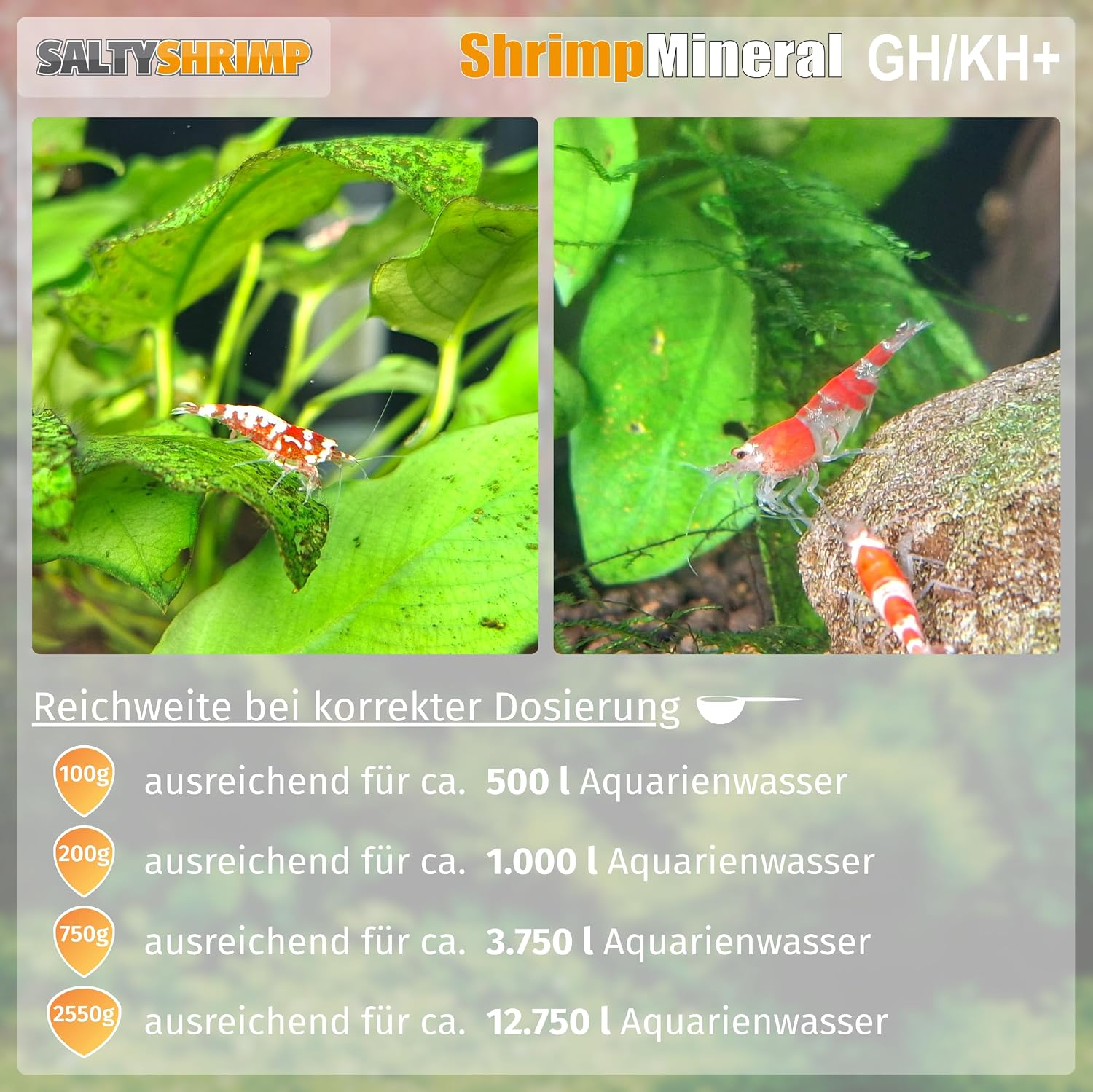 Shrimp Mineral GH/KH+ 100g