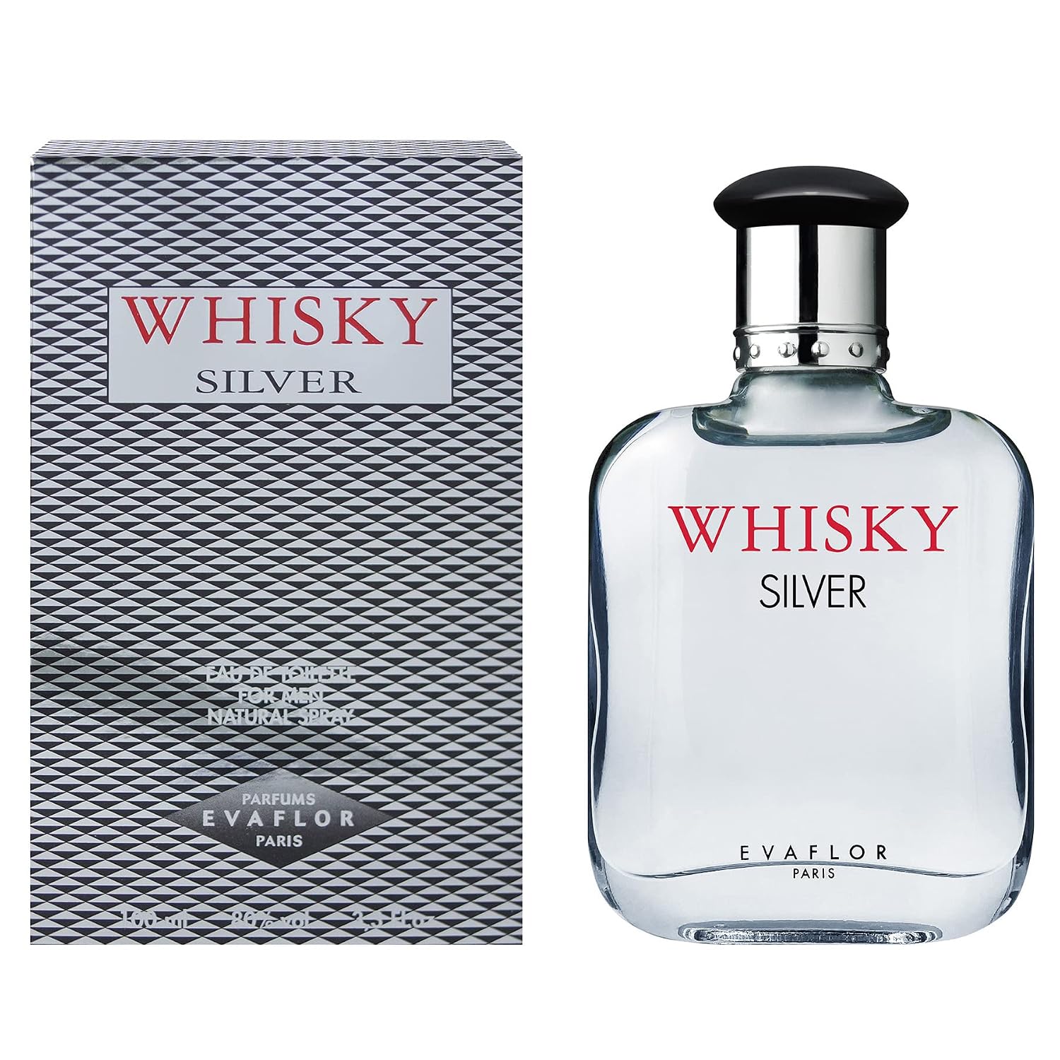 WHISKY SILVER Eau de Toilette for Men – Magnetic and Unique Scent with Verbena