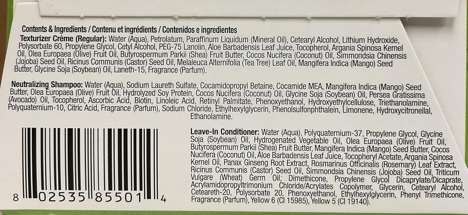 Soft & Beautiful Botanicals Texturizer, Regular (Pack of 3)