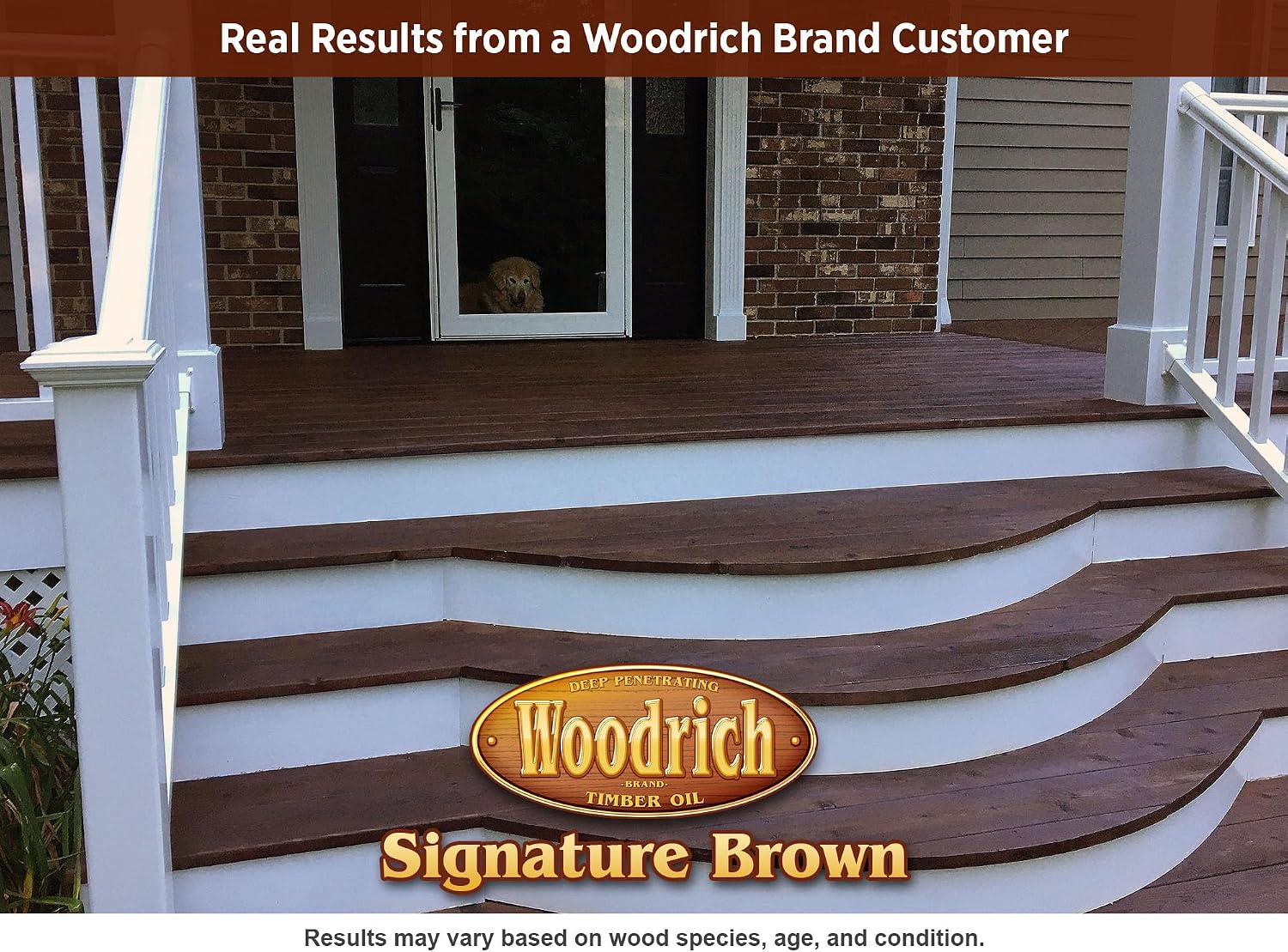 Timber Oil Deep Penetrating Stain for Wood Decks, Fences, Siding, and Log Cabins - 1 Gallon, Western Cedar (Covers 150 sq. ft.)