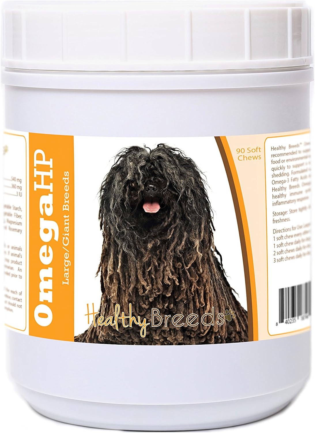 Healthy Breeds Siberian Husky Omega HP Fatty Acid Skin and Coat Support Soft Chews 60 Count
