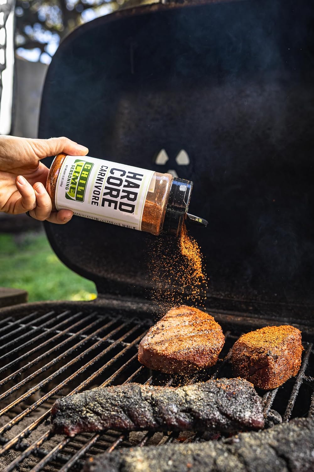 Hardcore Carnivore Black | All-Purpose Beef Seasoning Rub, 13oz Shaker