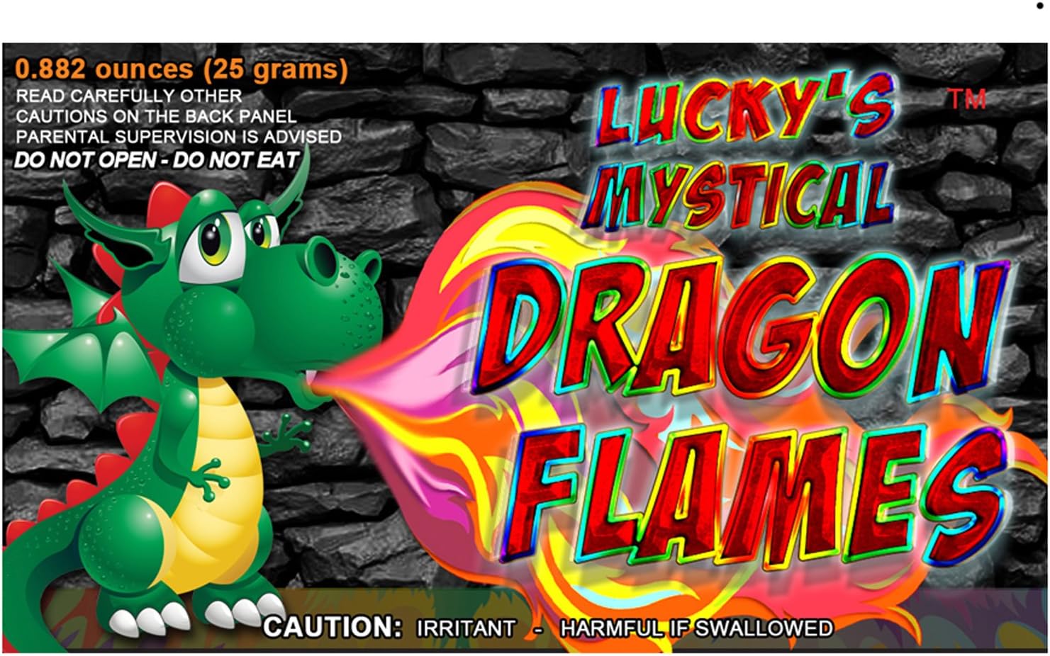Mystical Fire Dragon Flames Fire Color Changing Packets Colorful Fire 6pk | 6-pack color changing fire packets creates colorful flames in fire pits