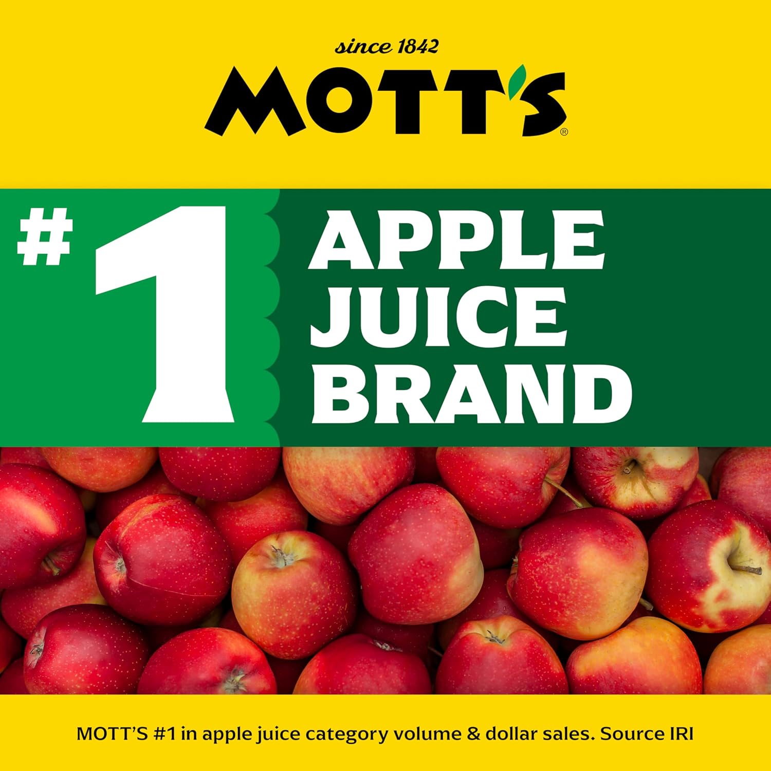 Mott's 100% Original Apple Juice, 6.75 Fl Oz Boxes, 32 Count (4 Packs Of 8), 2 Servings Of Fruit, 100% Fruit Juice, Gluten-free, Caffeine-free, Kosher, Contains No Artificial Colors Or Sweeteners