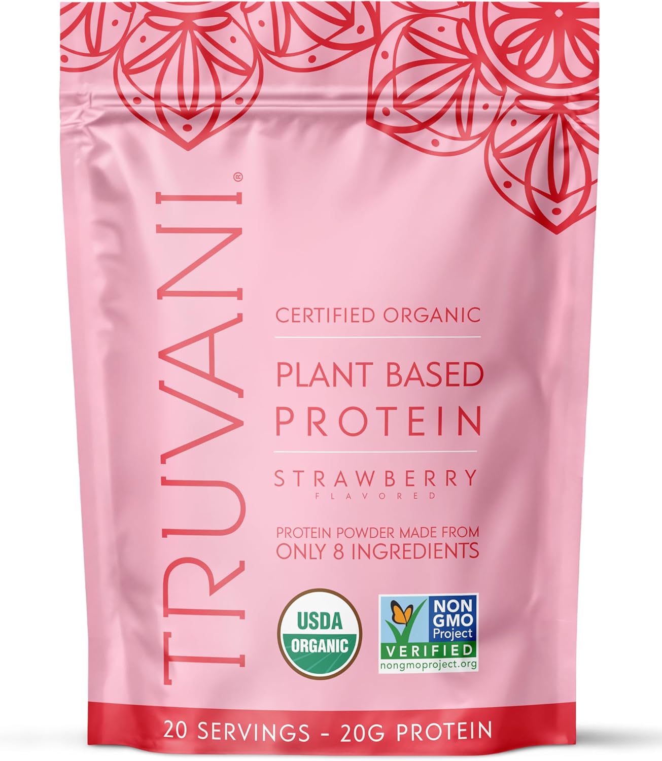 Truvani Organic Plant Based Protein Powder | Chocolate Peanut Butter