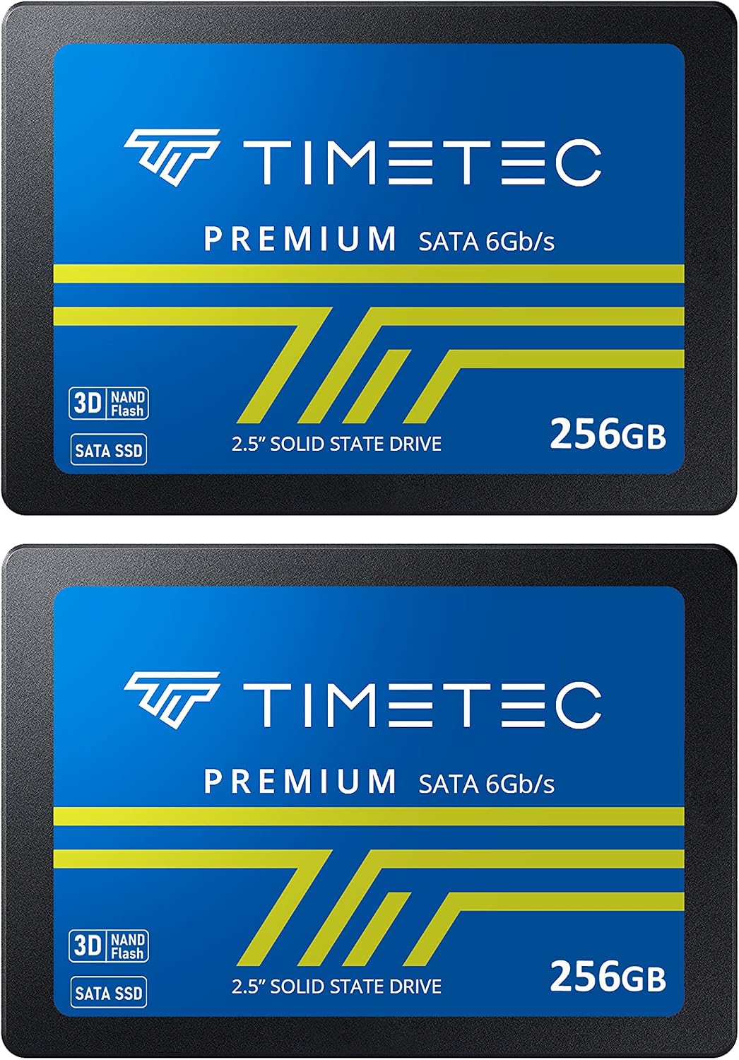 Timetec 512GB SSD 3D NAND SATA III 6Gb/s 2.5 Inch 7mm (0.28") Read Speed Up to 550 MB/s SLC Cache Performance Boost Internal Solid State Drive for