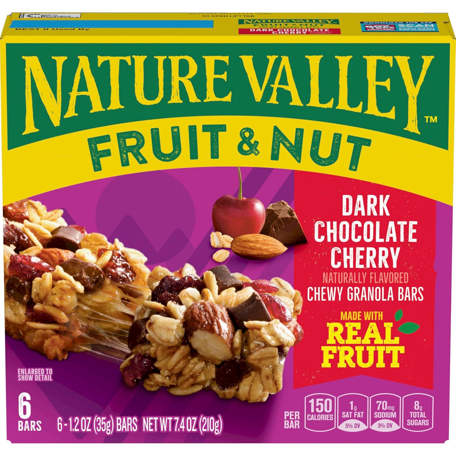 Nature Valley Almond Raisin & Cranberry Chewy Fruit & Nut Bar, 15 ct