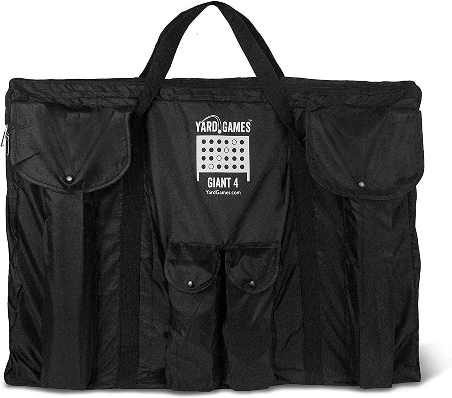 Giant 4 Connect in a Row with Carrying Case and Stained and Finished Legs and Frame