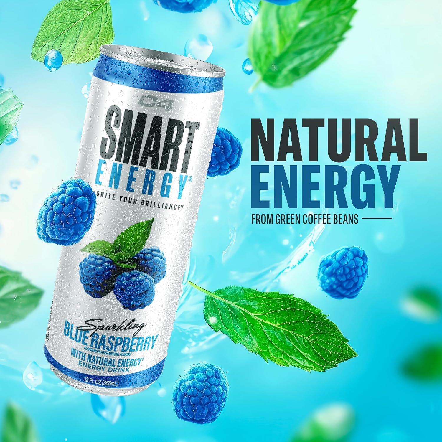 C4 Smart Energy Drink, 200mg Caffeine, 12 Fl Oz 12pk
