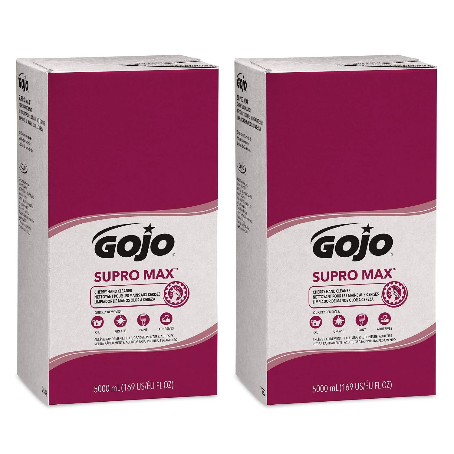 GOJO PRO TDX Supro Max Hand Cleaner Refill, Citrus, 4ct x 2000 mL-7272-04 | Citrus Scent Hand Cleaner and PRO TDX Push-Style Dispenser (7272-04)