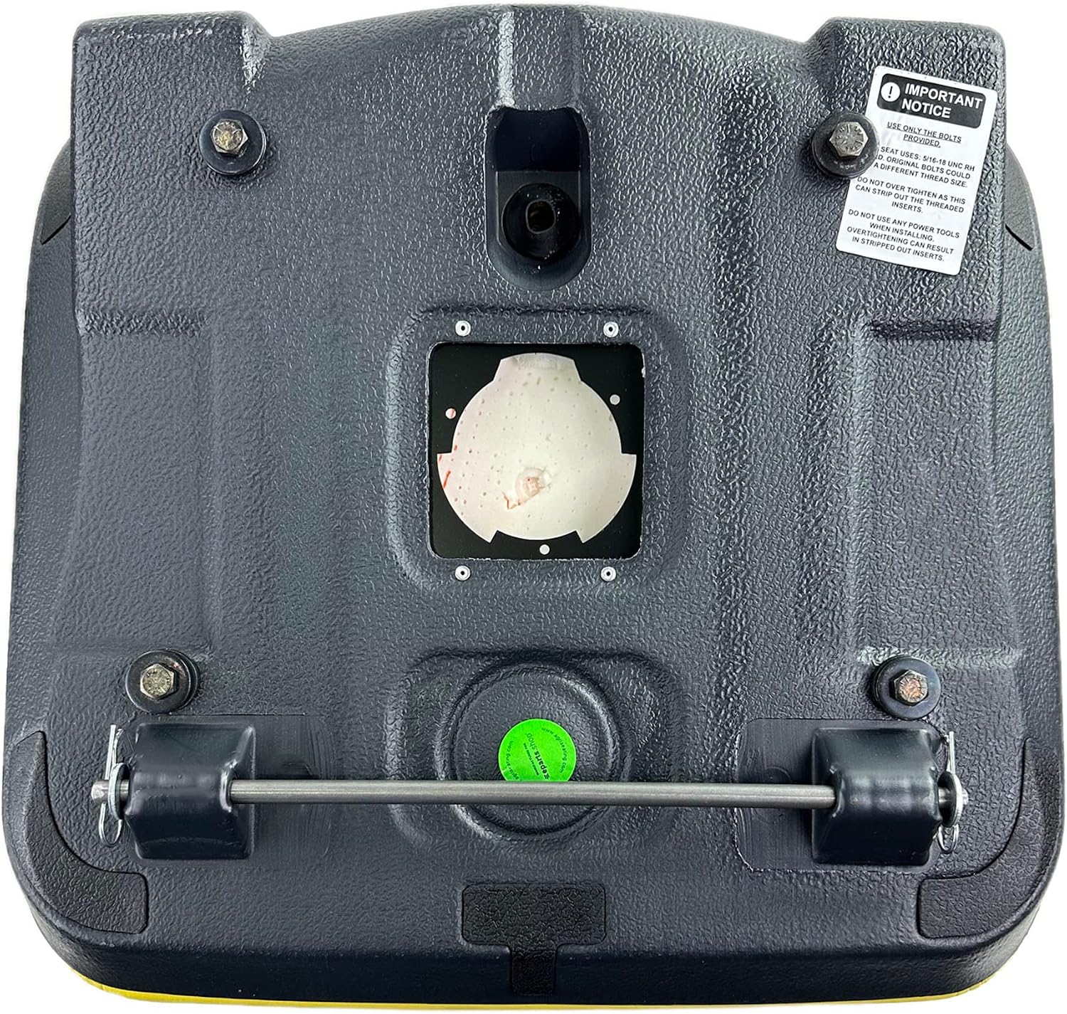 Eparts, Inc. E-LVA19221 Flip-Up Seat for John Deere Tractors 1023E, 3025E, 3032E, 3203