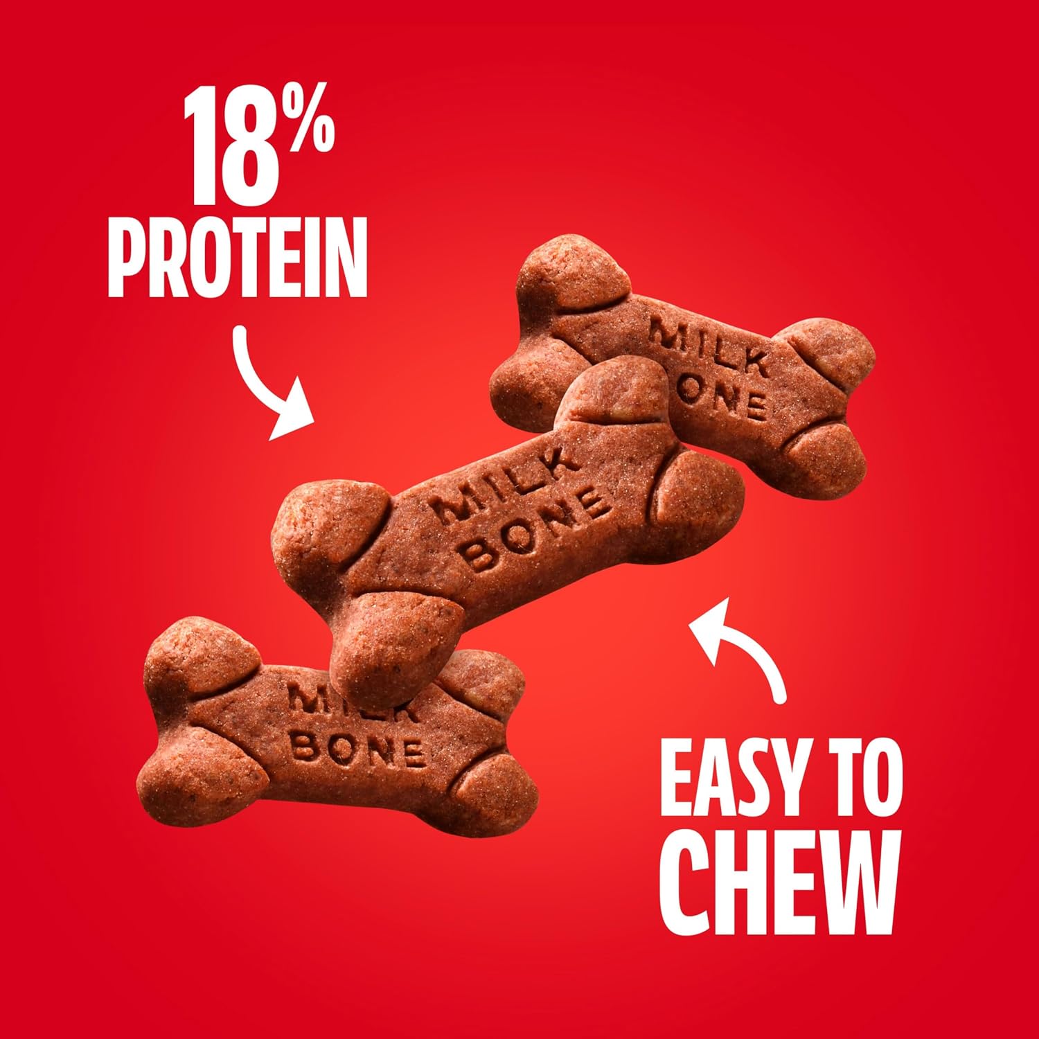 Milk-Bone Soft & Chewy Dog Training Treats, 25 oz Canister | Made with real chicken breast, soft dog treats for training and rewarding, 18% protein, fortified with vitamins and minerals