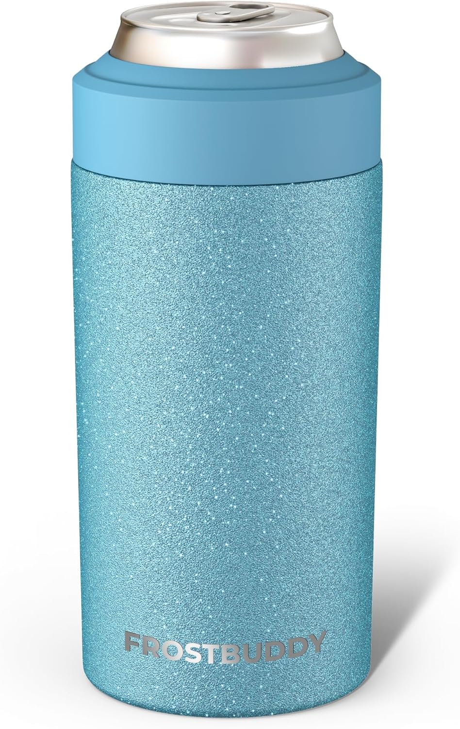 Frost Buddy Universal Can Cooler - Fits Slim Cans, 12 & 16oz (MatteBlack)