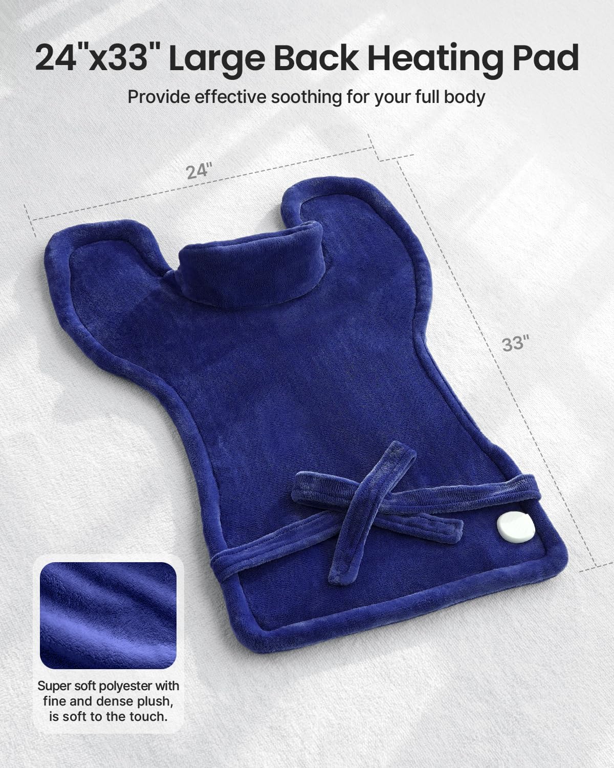RENPHO Heating Pad for Back, Gift for Women & Men, FSA Eligible HSA