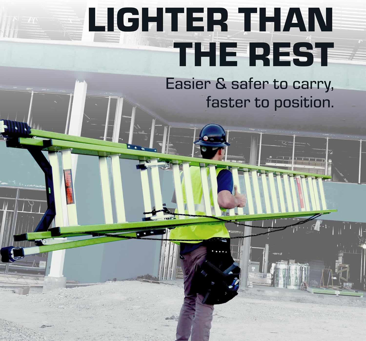 Little Giant SumoStance, 16 ft Extension Ladder, 18816