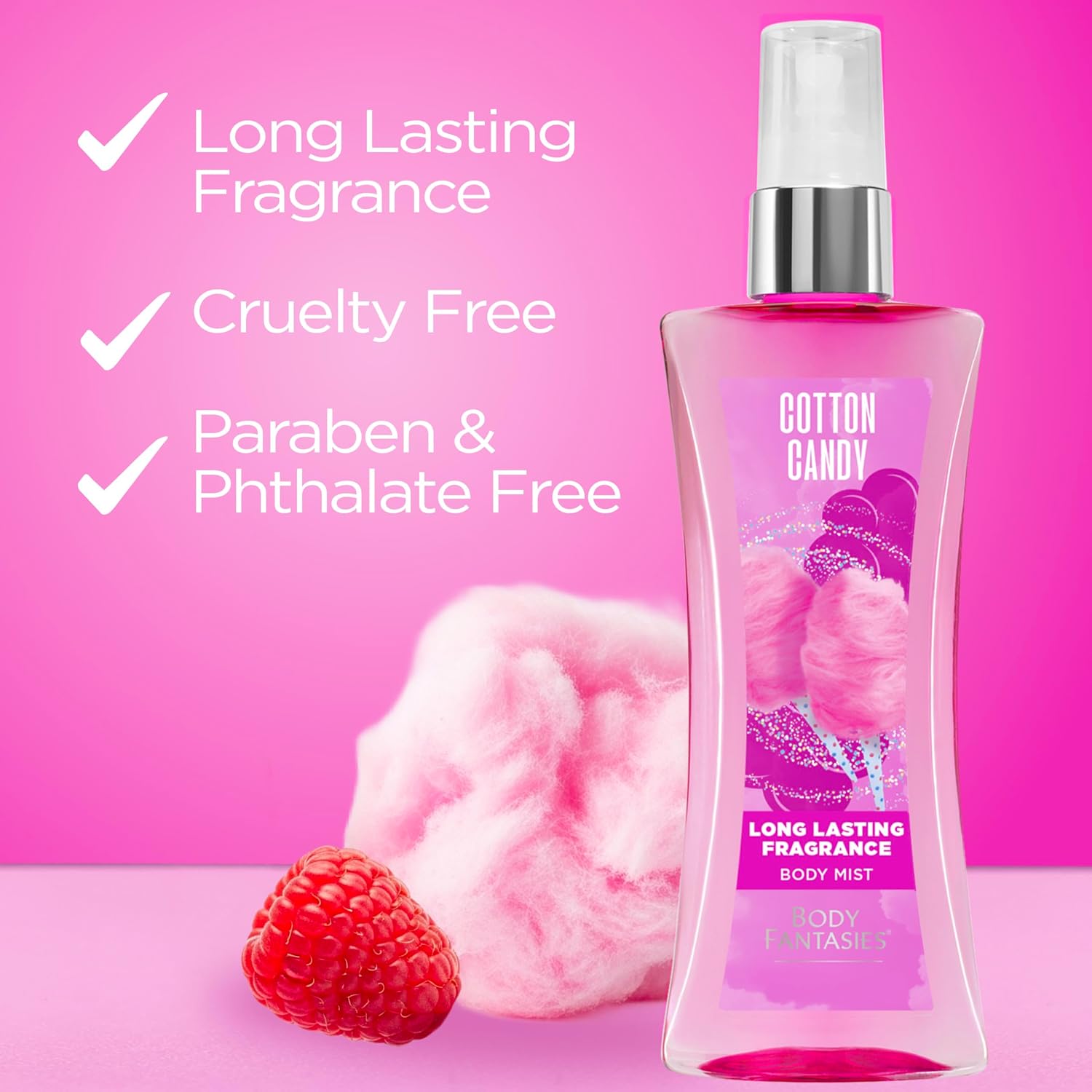 Body Fantasies Signature Fragrance Body Spray, Fresh White Musk, 8 Fluid Ounce