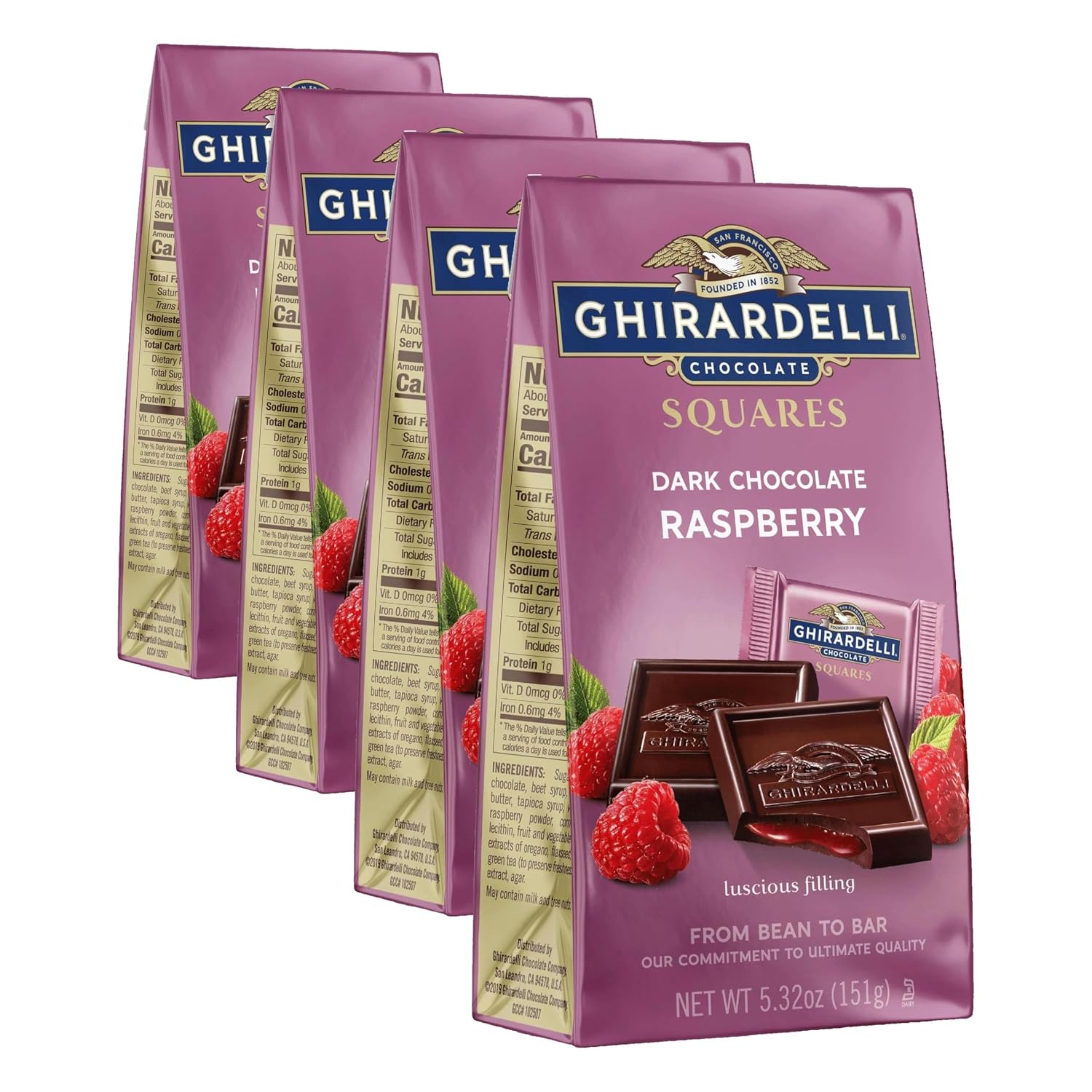 GHIRARDELLI PREMIUM DARK Chocolate Bar, 86% Cacao, 3.17oz Bar, 12 Pack