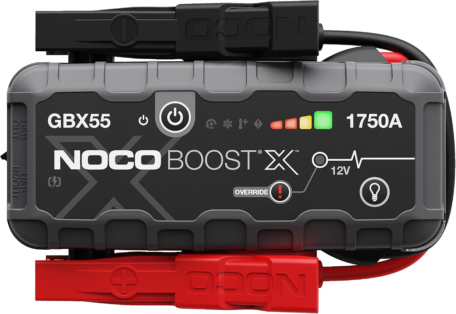 NOCO Boost X GBX55: 1750A UltraSafe Jump Starter – 12V Lithium Battery Booster Pack, Portable Jump Box