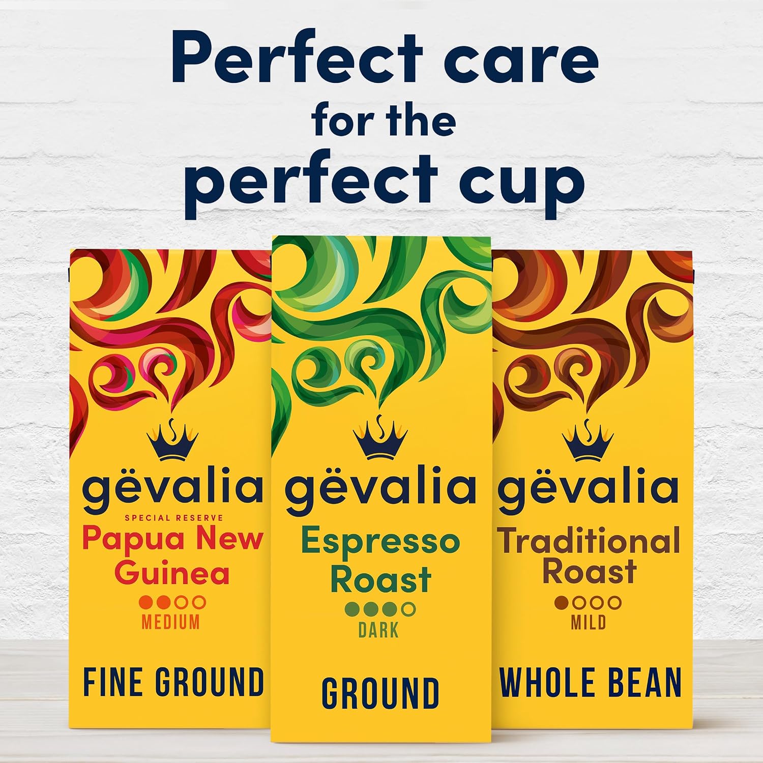 Gevalia Ground Coffee, Espresso Roast Dark Roast, 12 oz. Bag