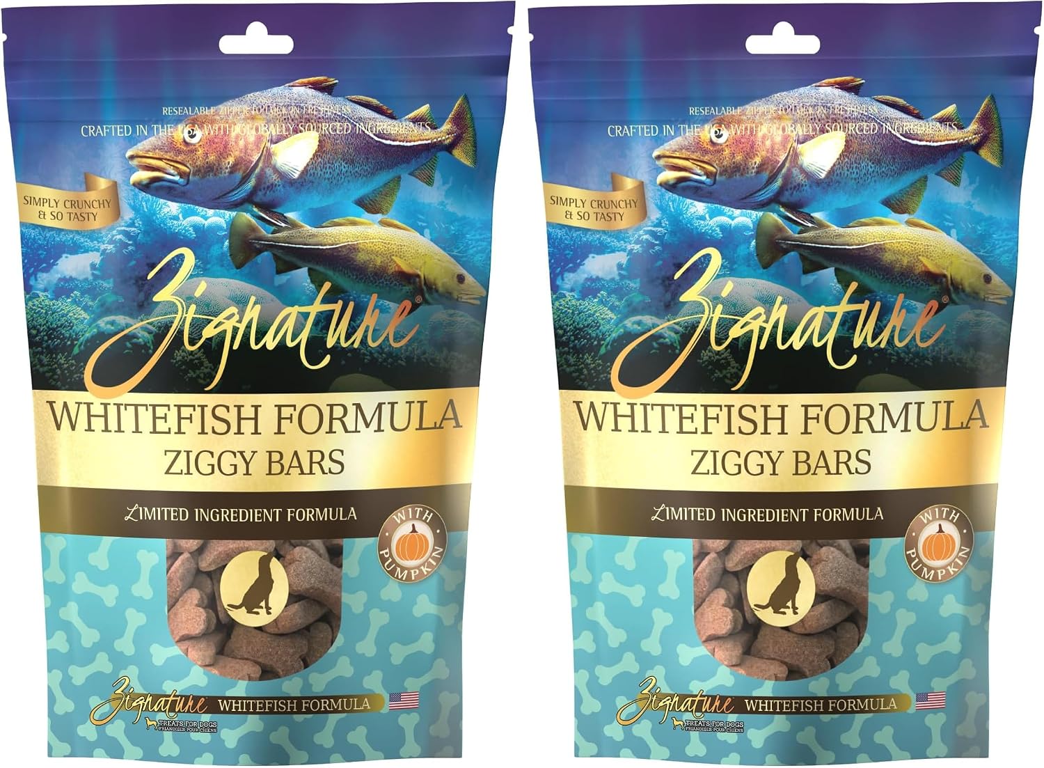 Zignature Duck Limited Ingredient Formula Biscuit Dog Treat 12oz