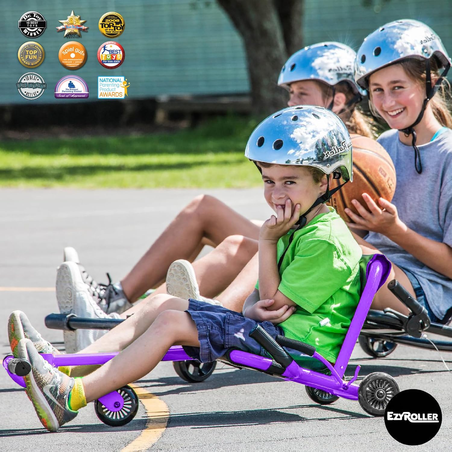 EzyRoller Classic Ride On Toy for Kids, Ages 3-12, Up to 154 lbs